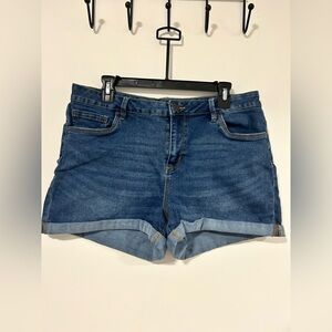 Denim Blue Women's Jean Shorts